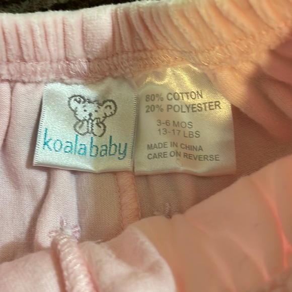 Koala Baby Velour Bottoms with Feet - Picture 3 of 4